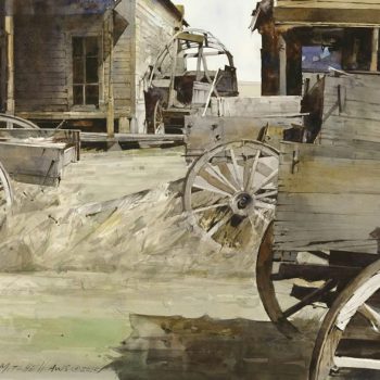 Dean Mitchell Trail Town WIndows and Wagons