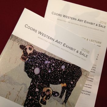 2016 Coors Western Art Exhibit & Sale programs