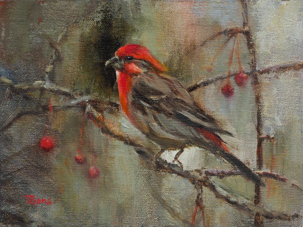 Tanya Bone, House Finch art