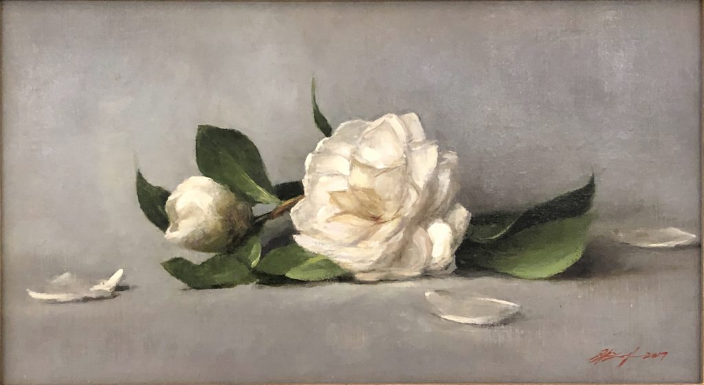 Sarah Lamb, White Camellias art