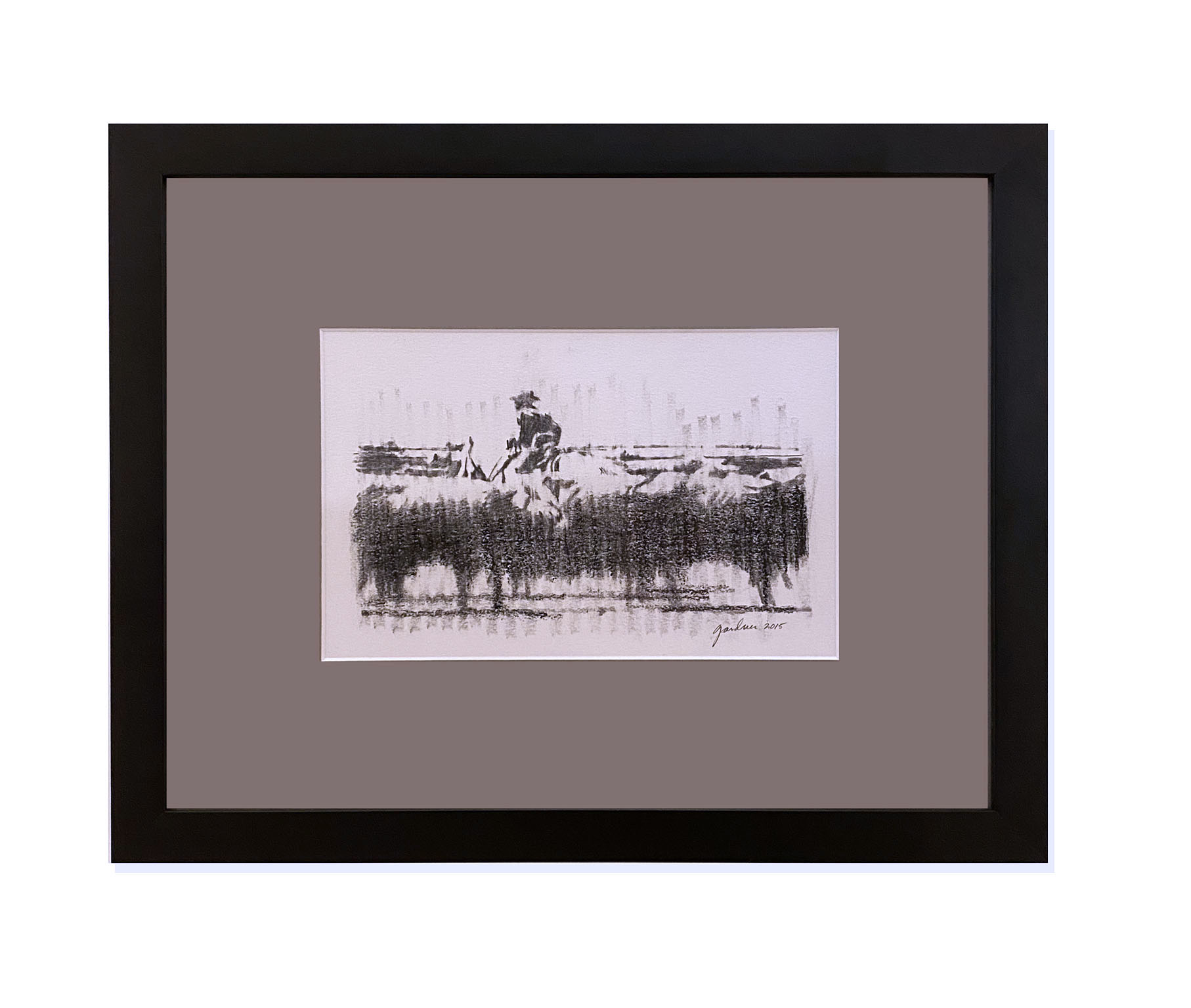 Terry  Gardner - The Cowboy at Work (Study)