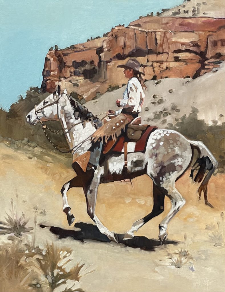 Peggy Judy, Canyon Run art