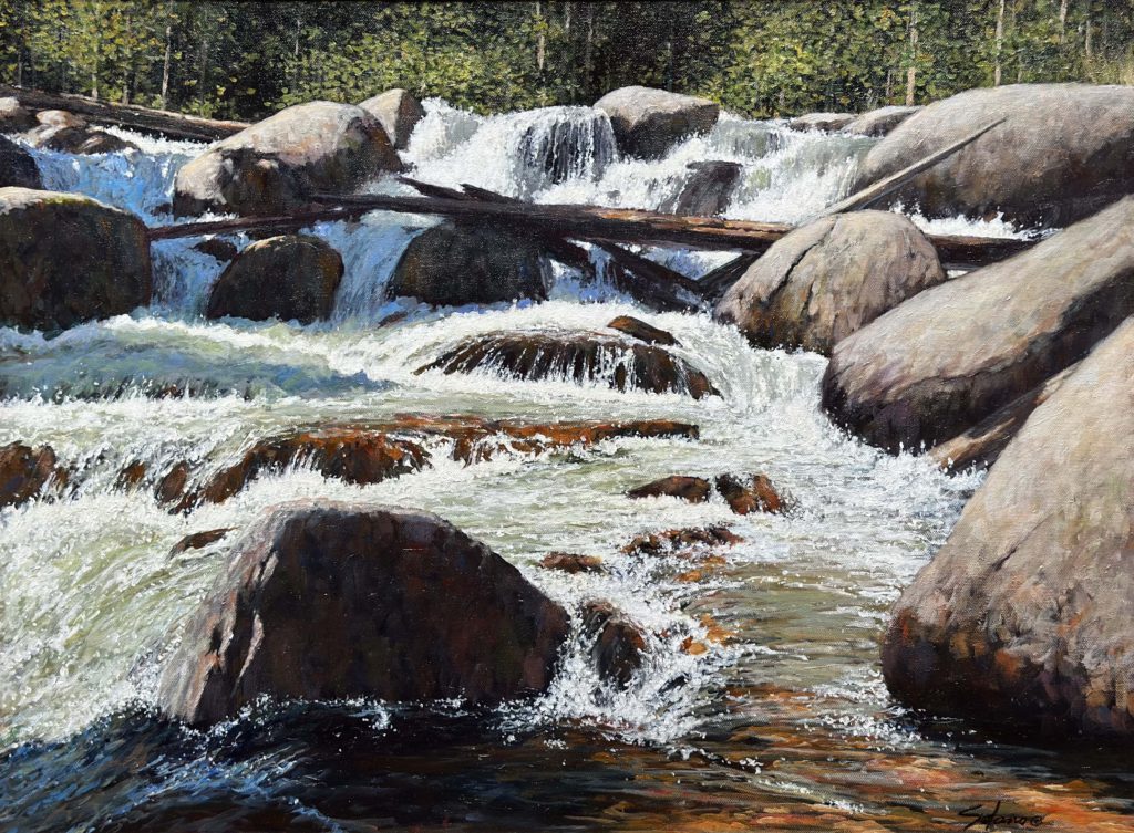 Nathan Solano, Glacier Creek art