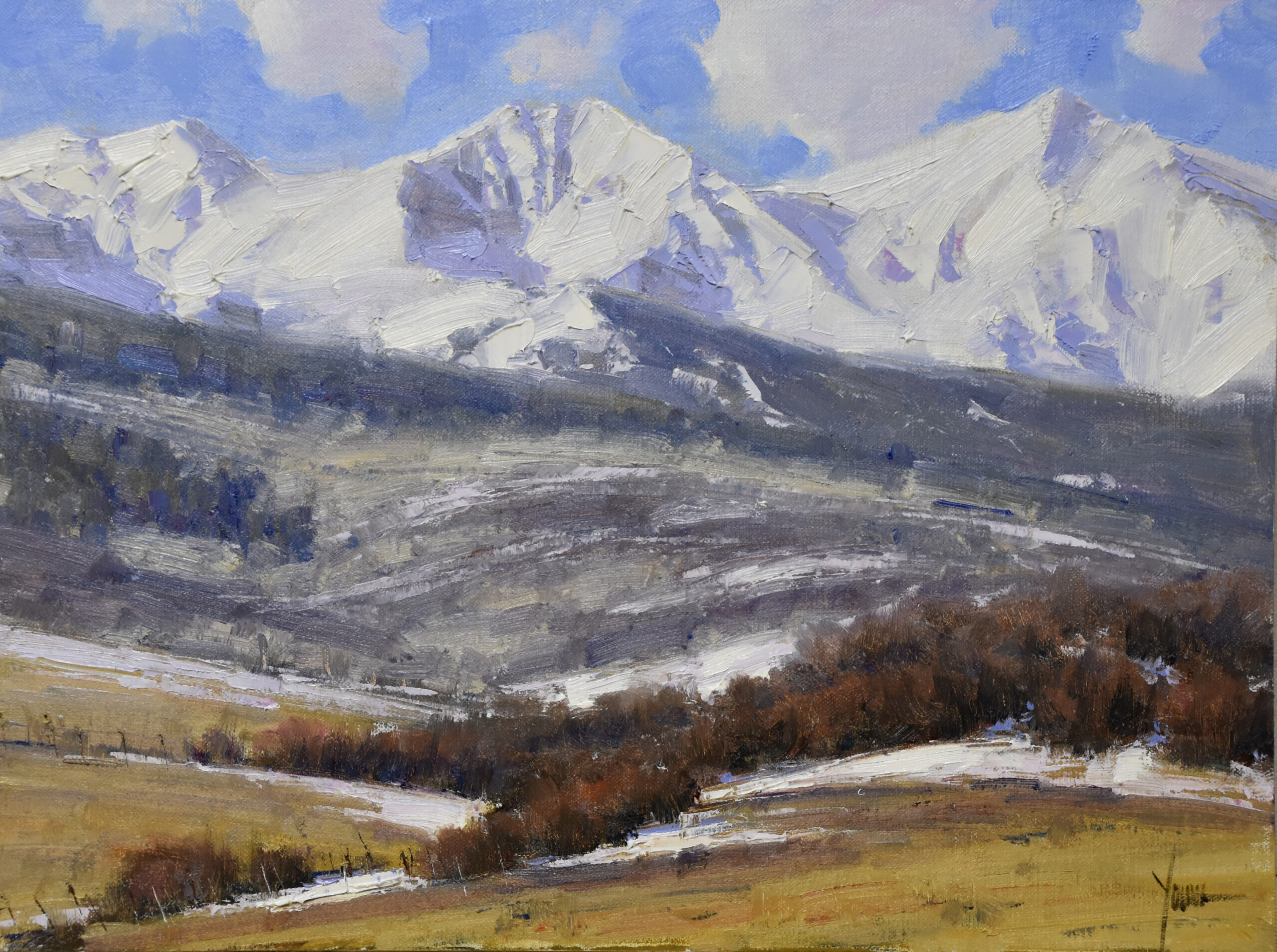 Dan Young - Late Winter at Sopris Mountain Ranch