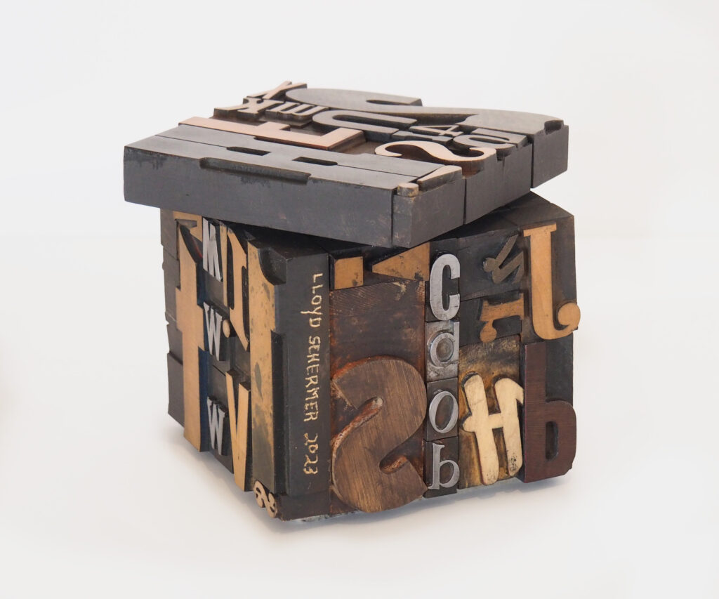Lloyd Schermer, Letter Box with Lid, II art