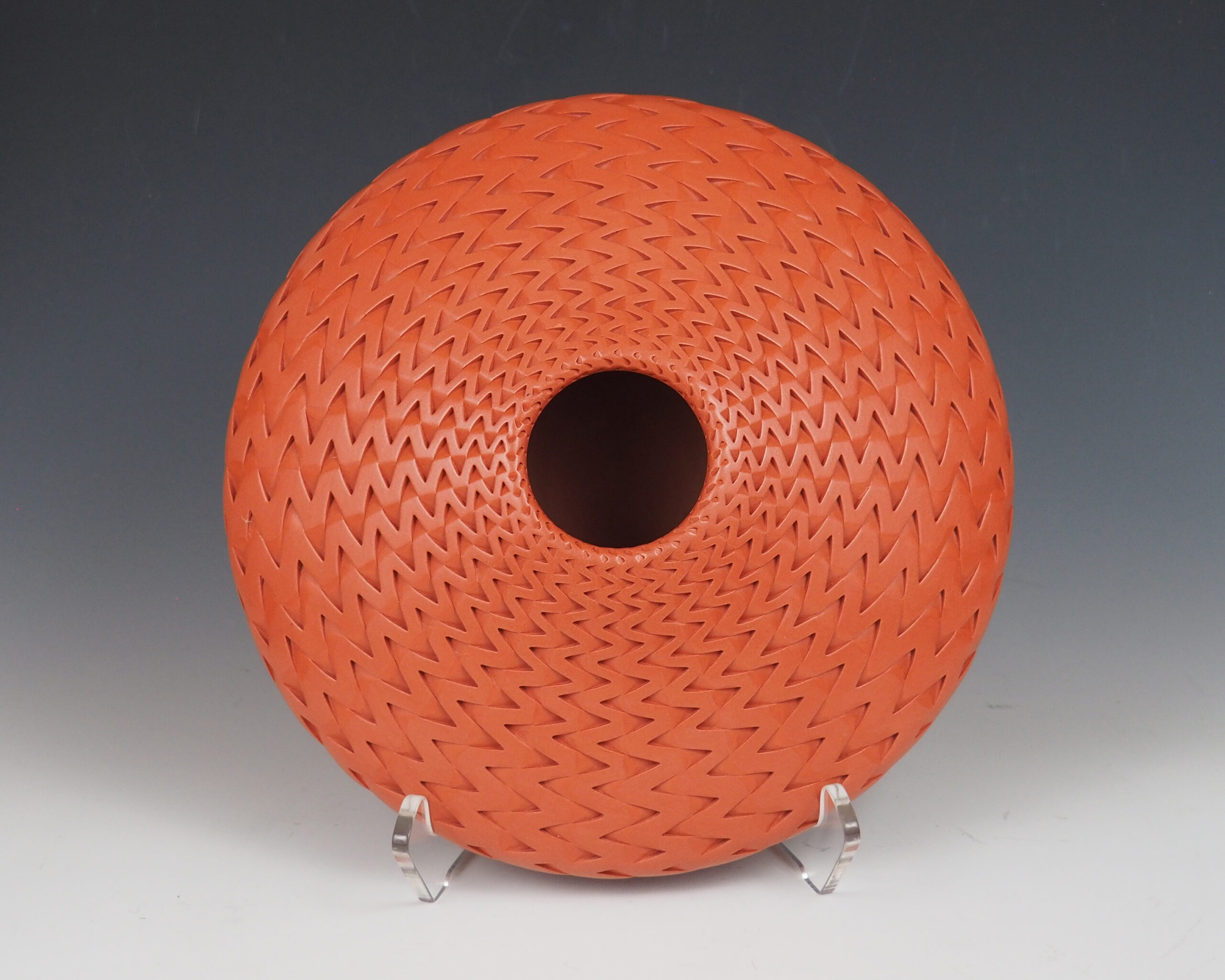 Michael Wisner - Terracotta zig zag 4 x 10 (305)