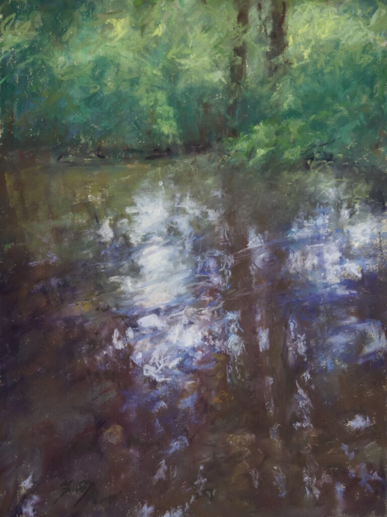 Sabrina Stiles, Pond Reflections art