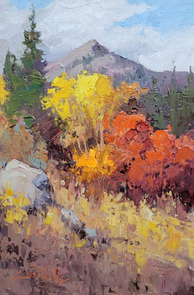 Sean Wallis, Autumn in Tony Grove art