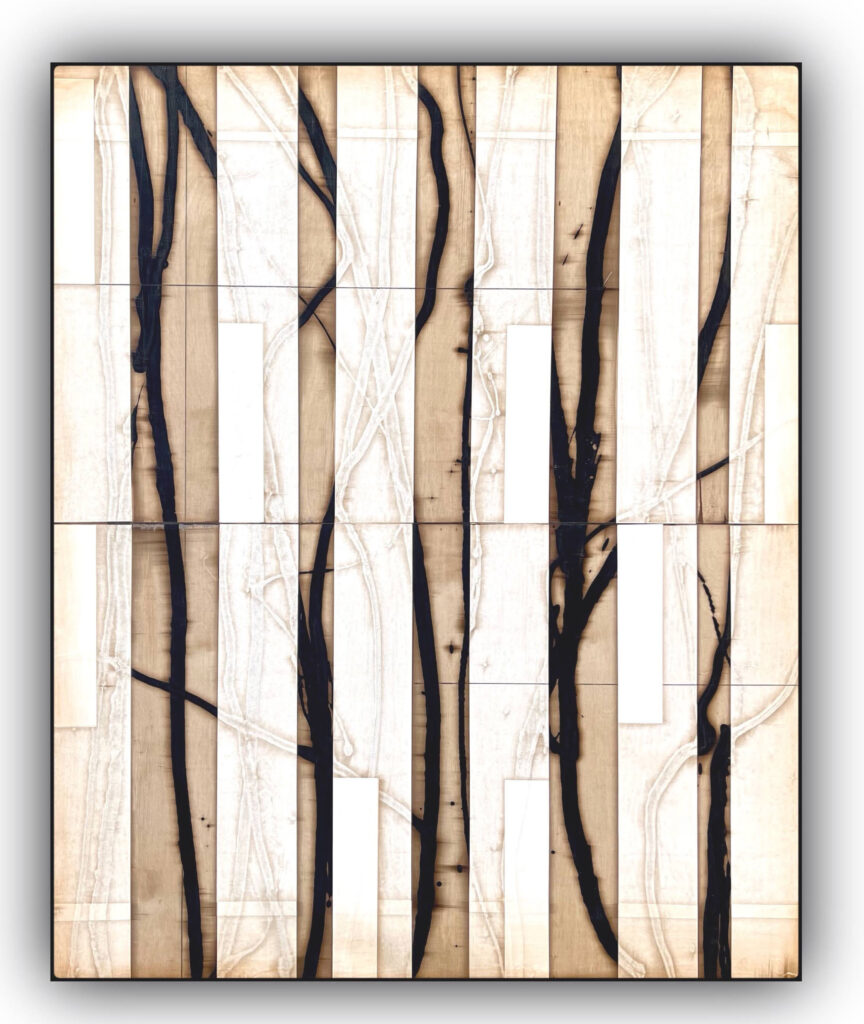 Michael Kessler, Birchgrill 1, (diptych) art