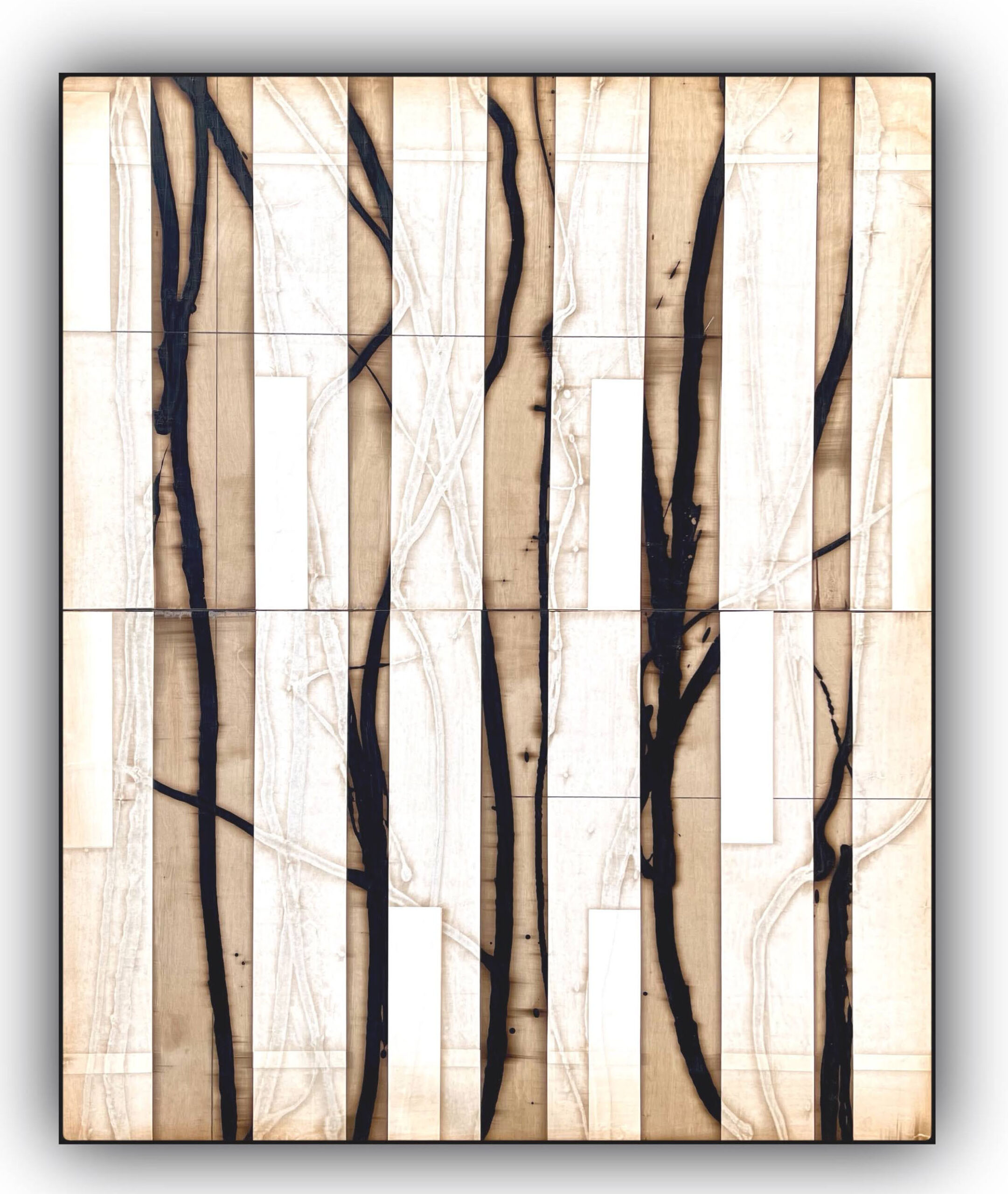 Michael Kessler - Birchgrill 1, (diptych)