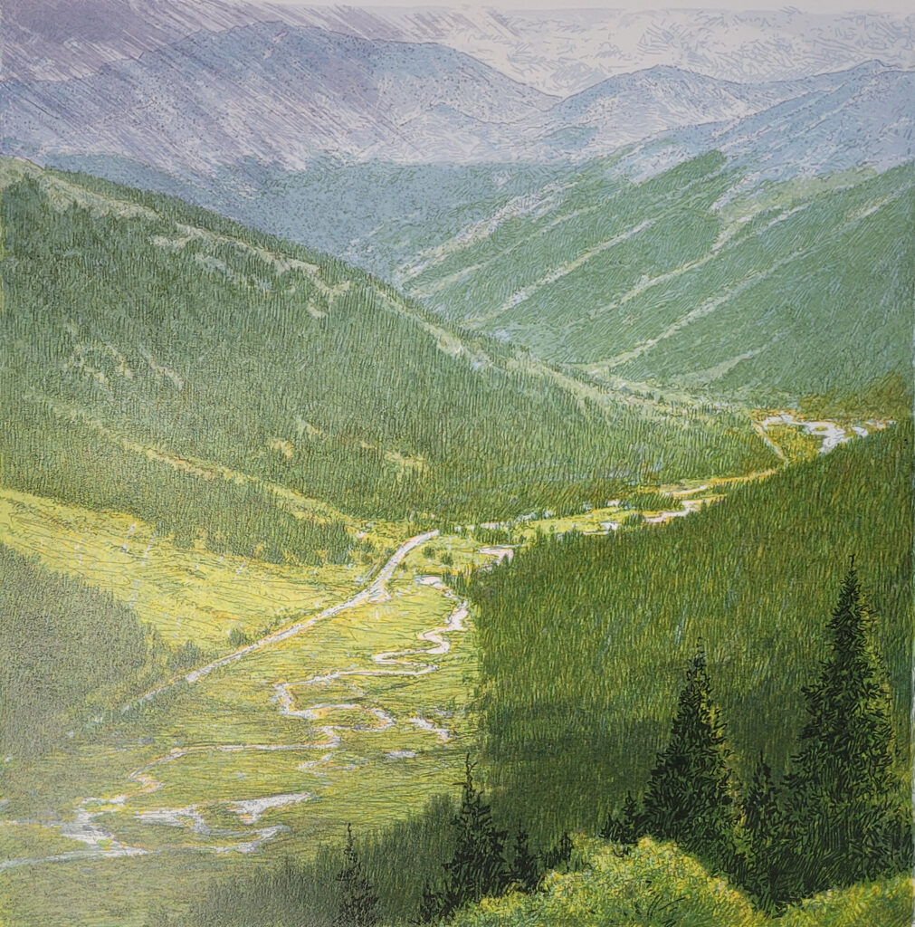 Leon Loughridge, Independence Pass Showers, 5/6 art