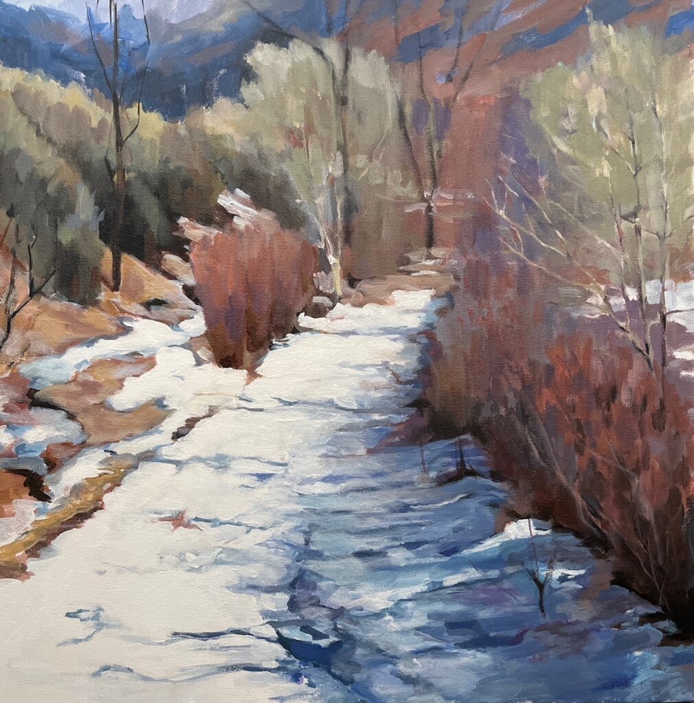 Heather Foster, Sante Fe River Winter I art