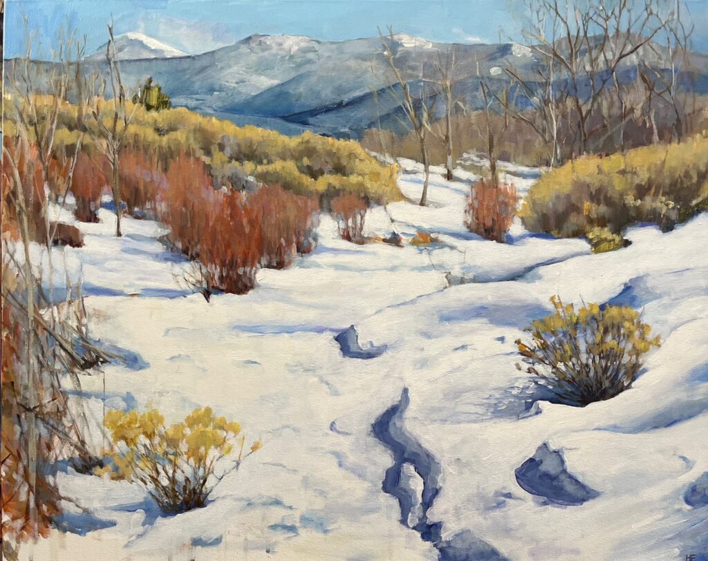 Heather Foster, Sante Fe River Winter II art