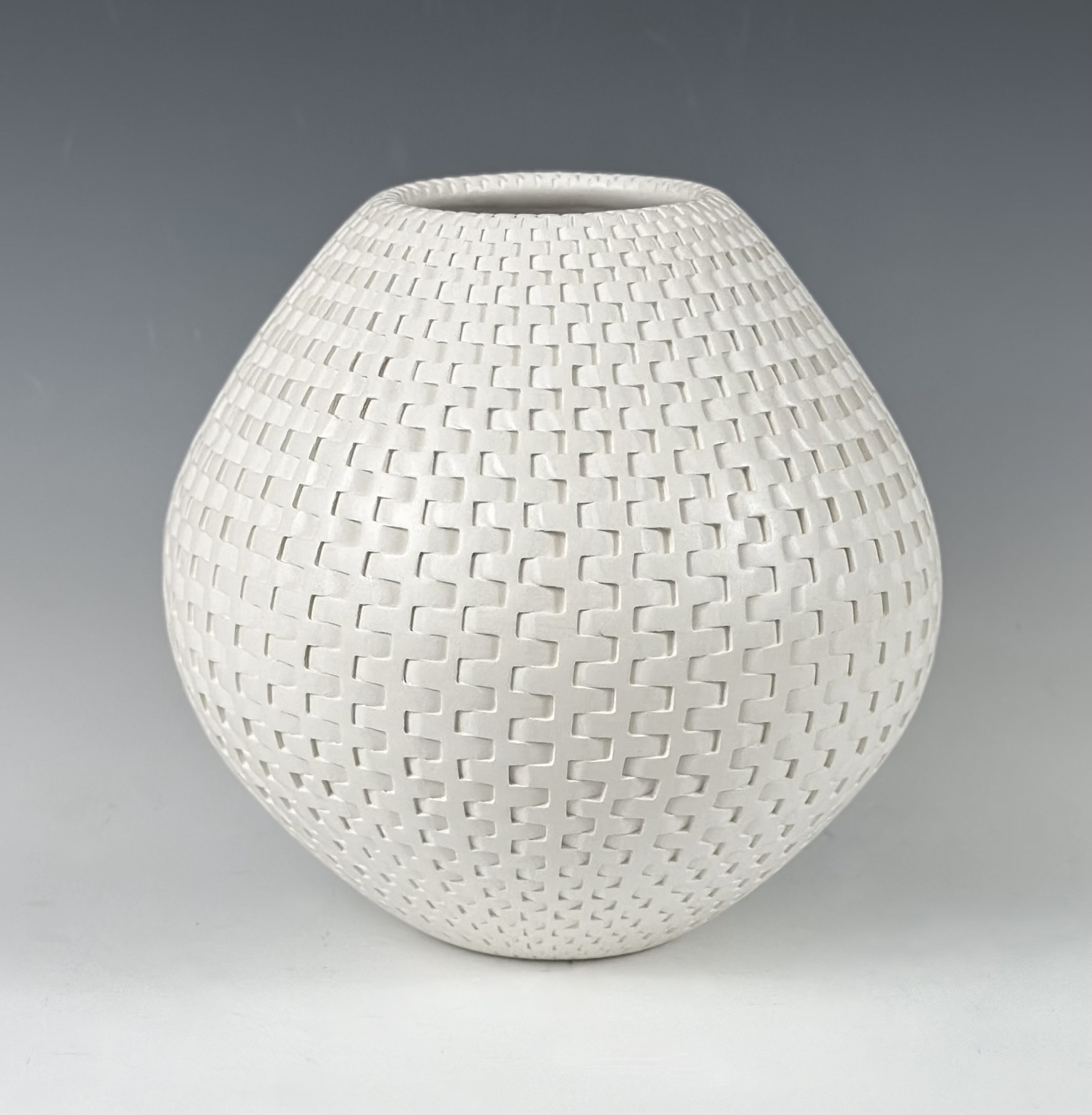 Michael Wisner - White Rattan 9 x 9 (337)