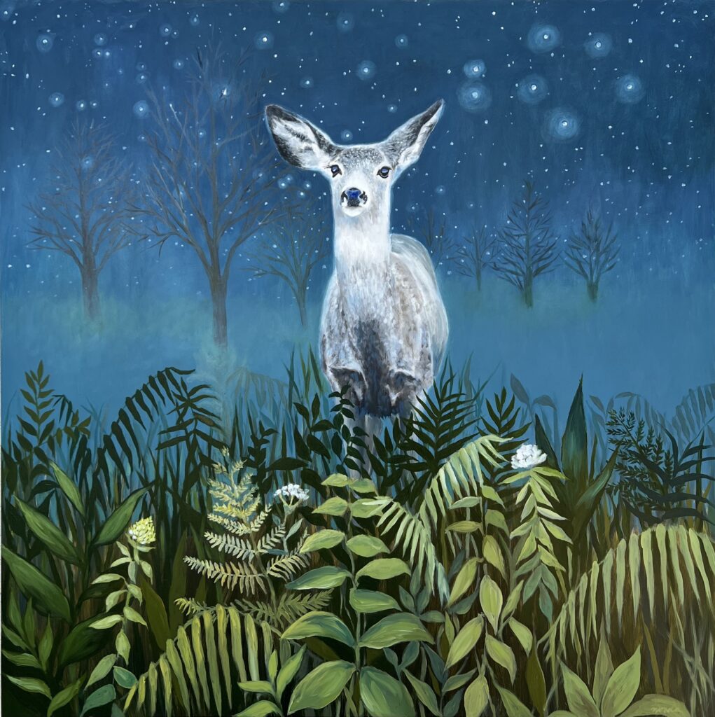 Diana Woods, Deer & Pleiades art