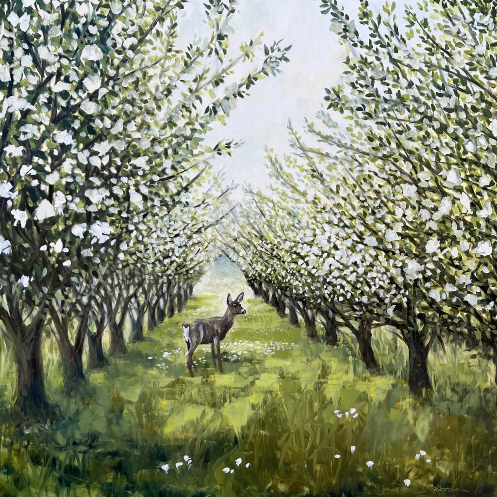 Diana Woods, Morning in the Orchard art