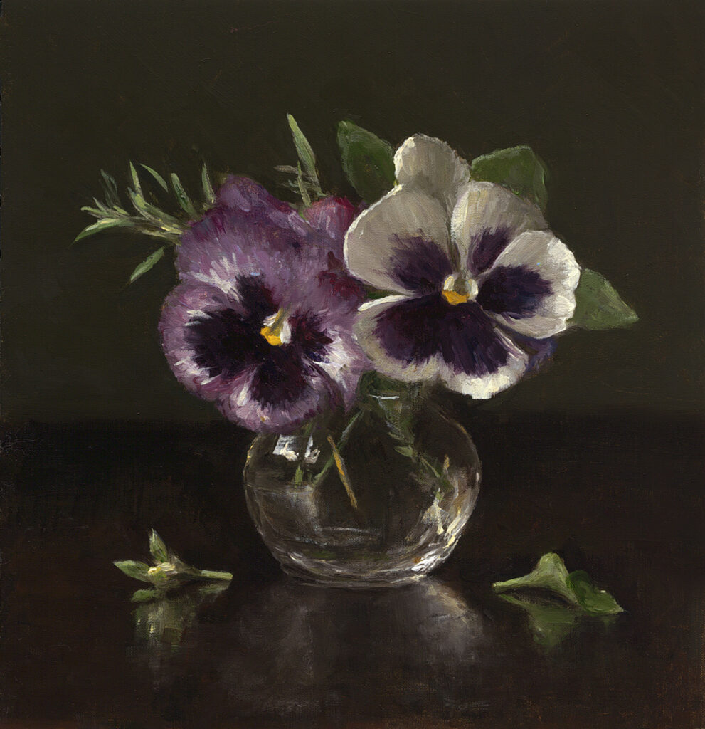 Sarah Lamb, Pansies art