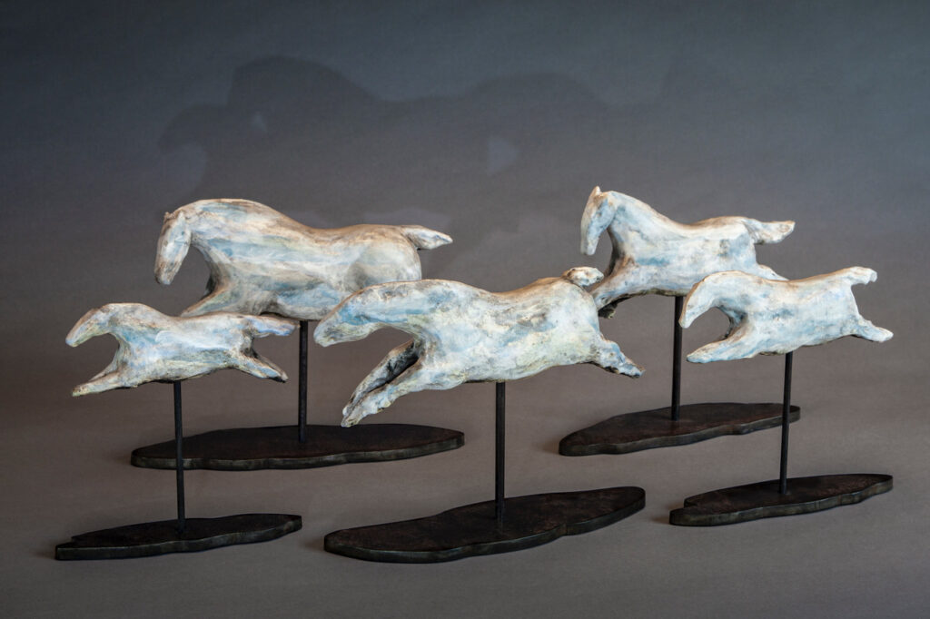 Amy Laugesen, Cloud Play (set of 5) art