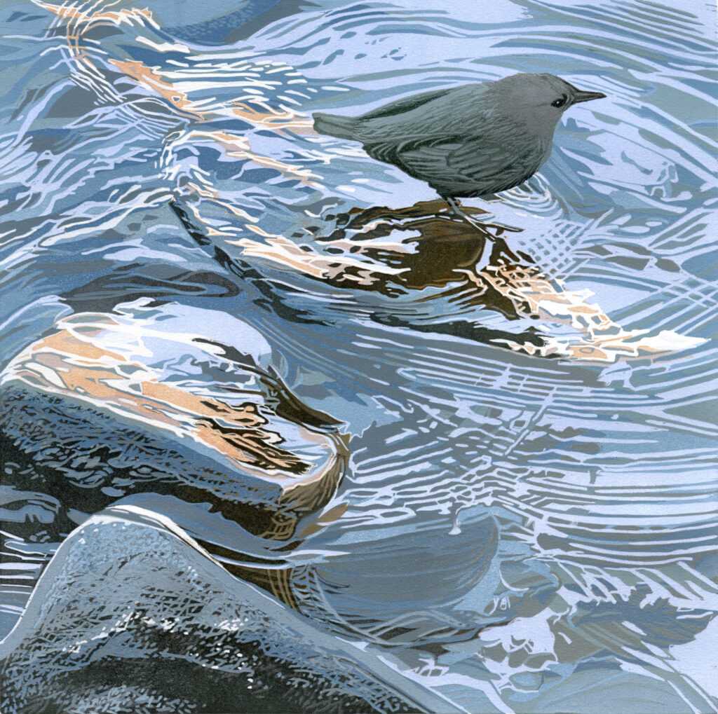 Sherrie York, Early Morning Dip 7/22 art