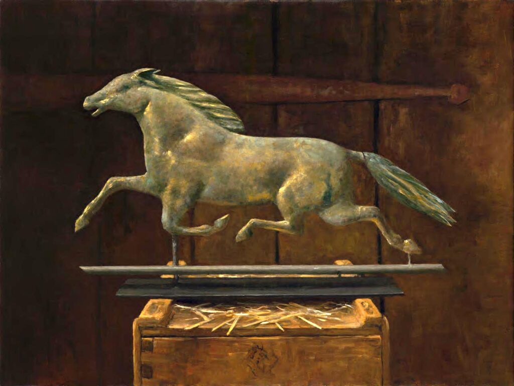 Sarah Lamb, Galloping Horse Weathervane art