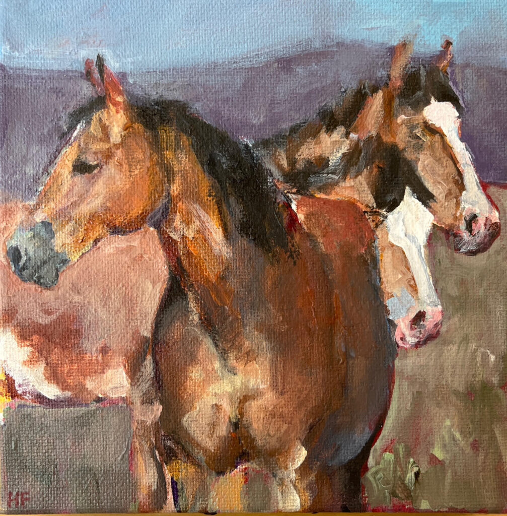 Heather Foster, Santa Fe Horses art