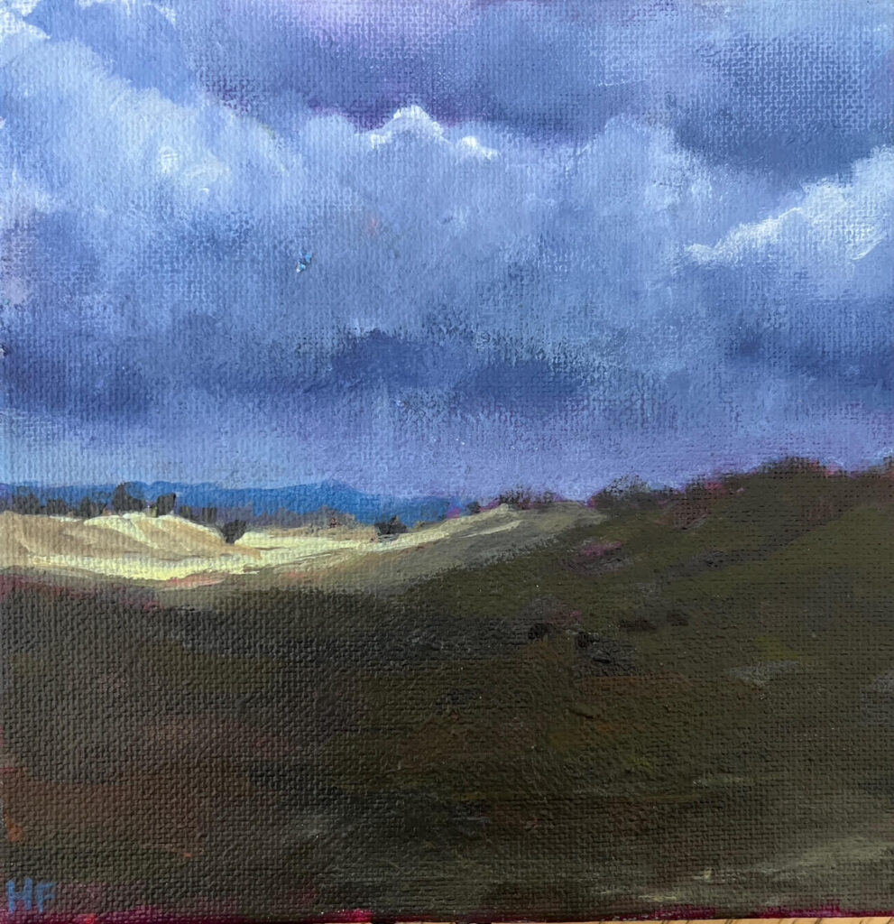 Heather Foster, Slice of Light in the Storm art