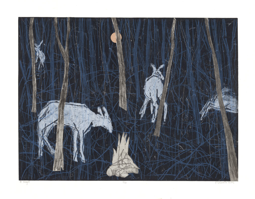 Paula Schuette Kraemer, At Night, 3/20 art