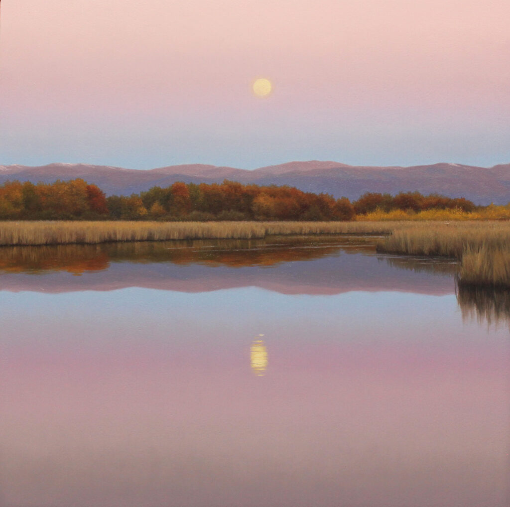 Brett Scheifflee, Autumn Reservoir art