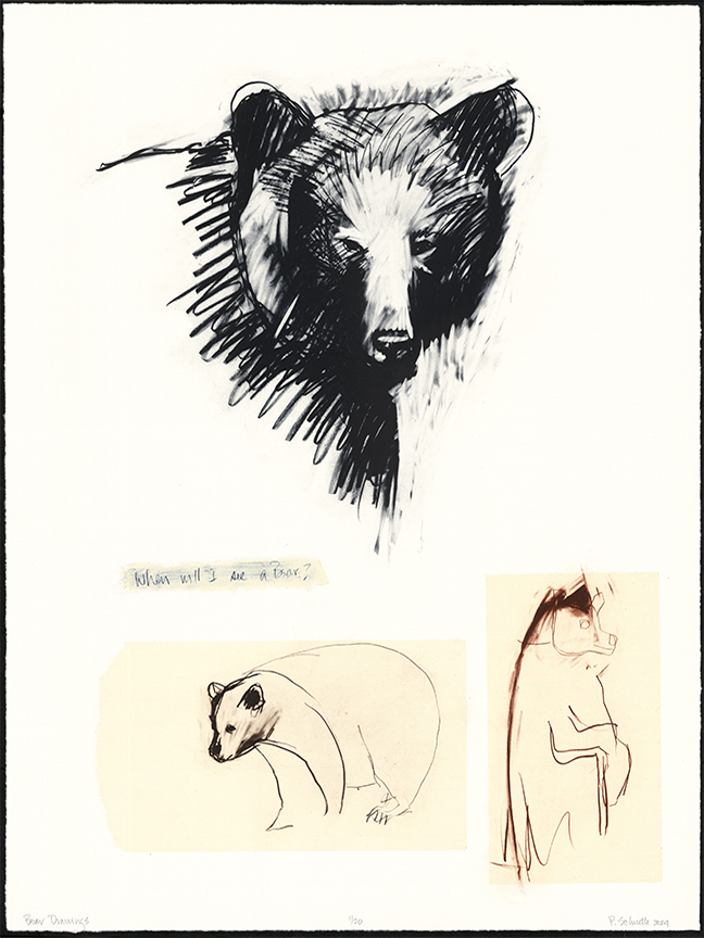 Paula Schuette Kraemer - Bear Drawings, 2/20, UNF