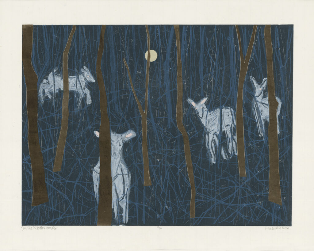 Paula Schuette Kraemer, In the Northwoods,   1/20 art