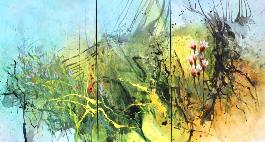 Allison Stewart, Future Perfect #7, (triptych) art