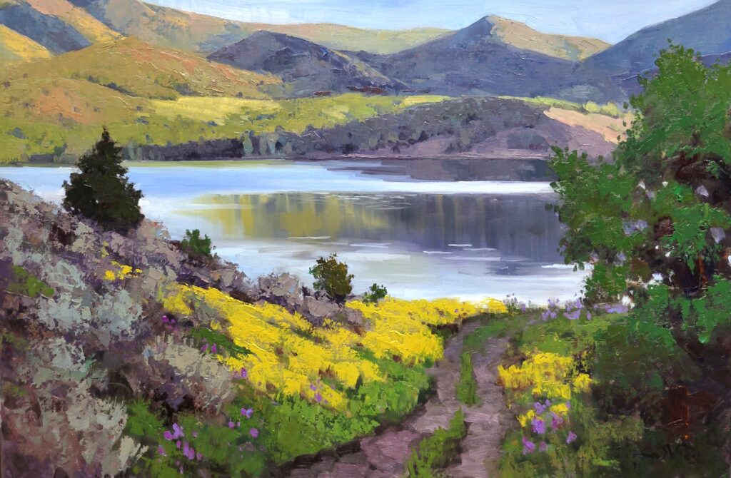 Sean Wallis, Last Light on the Reservoir art