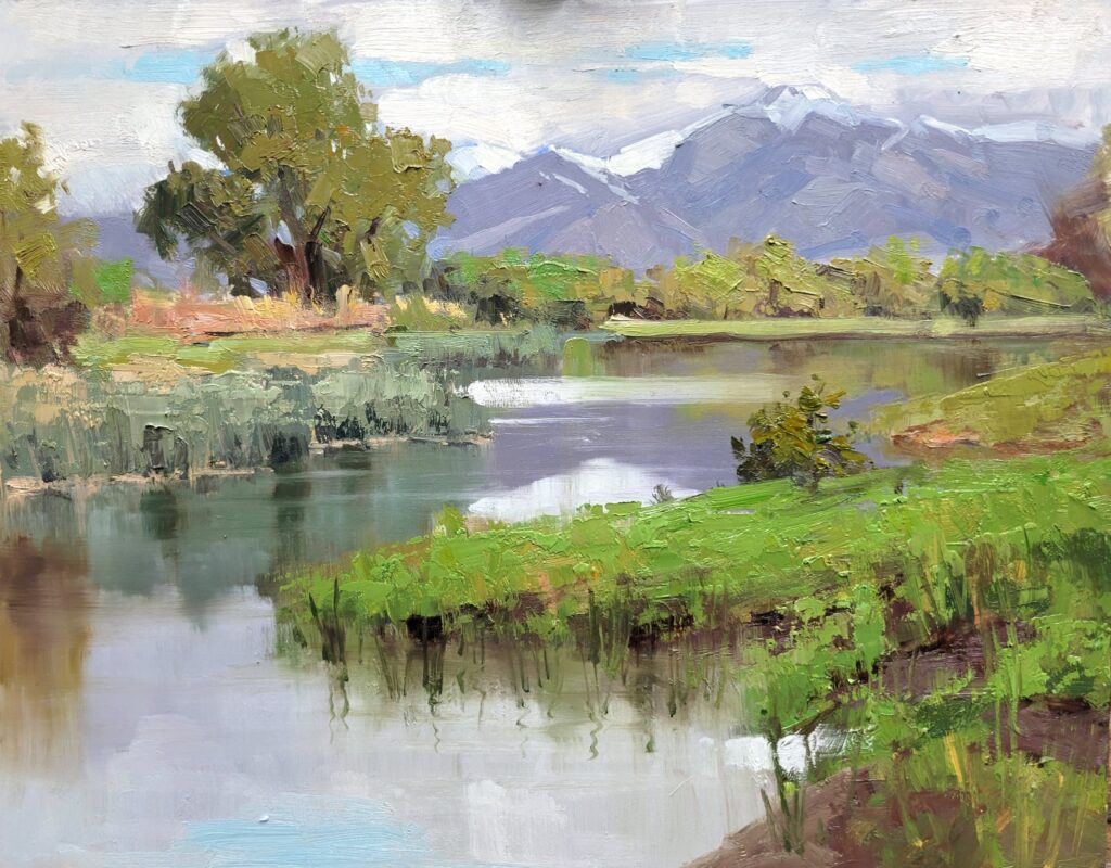 Sean Wallis, Morning in the Wetlands art