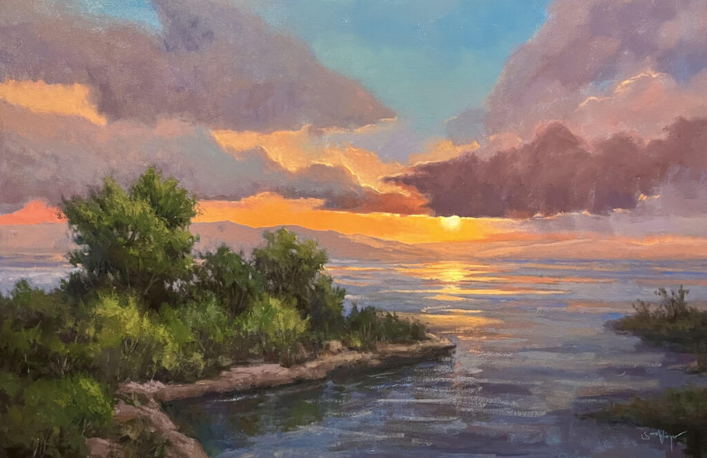 Simon Winegar, Evening Mantra art