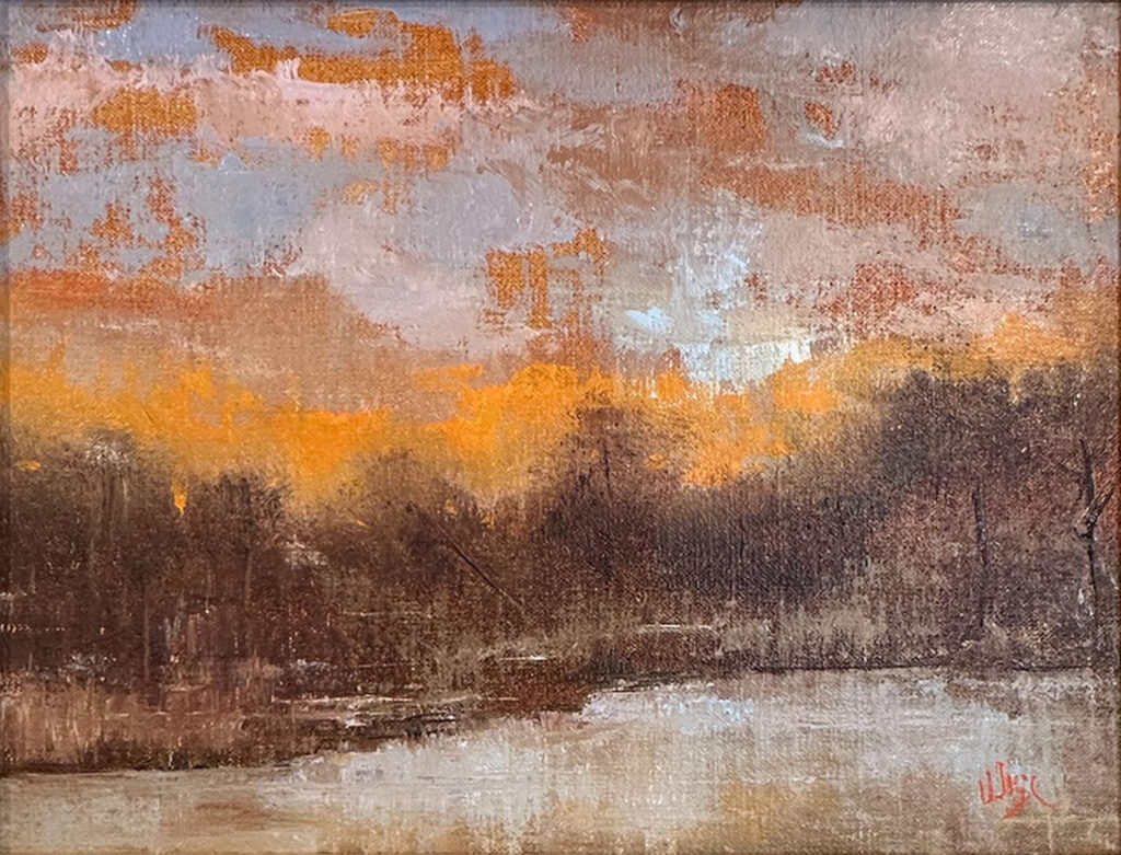 Marie Figge Wise, Peeking Through art