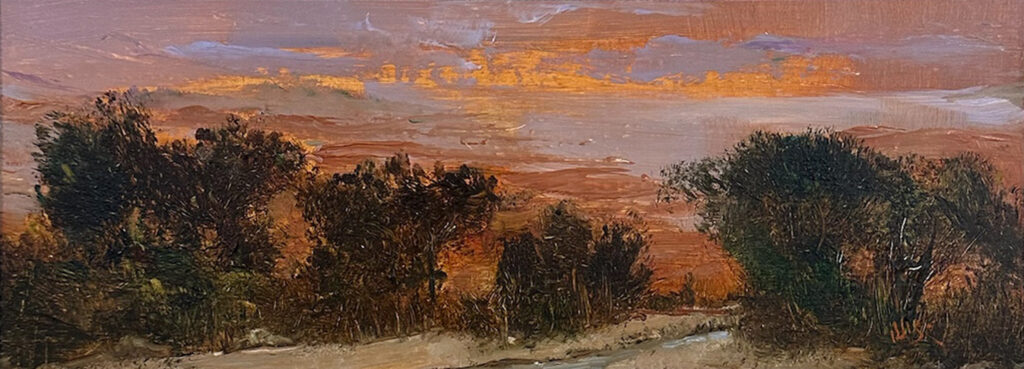 Marie Figge Wise, Rosie Morning Light art