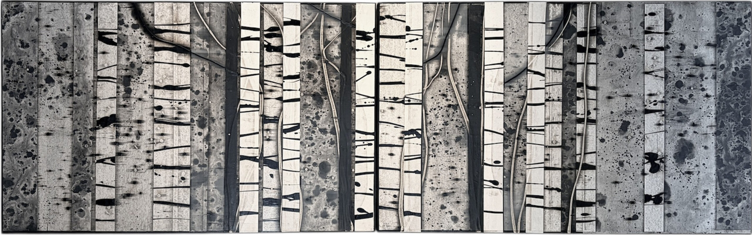 Michael Kessler - Birch on Birch (1), Dyptich