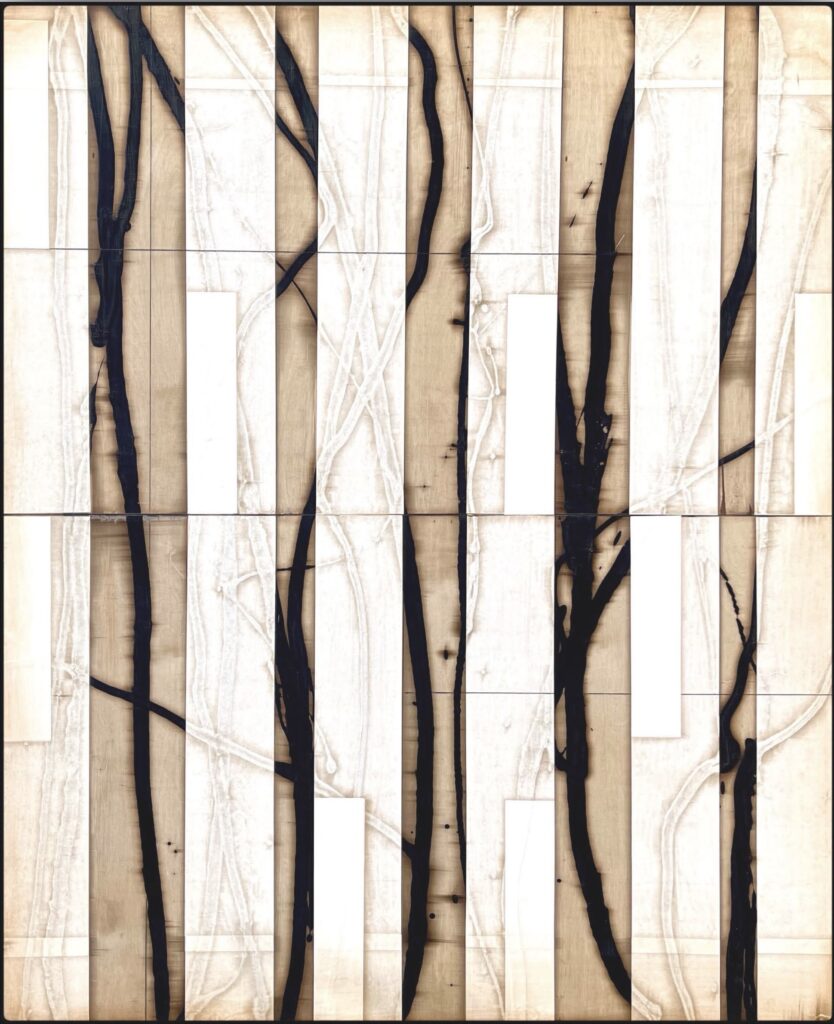 Michael Kessler, Birchgrill 1, (diptych) art