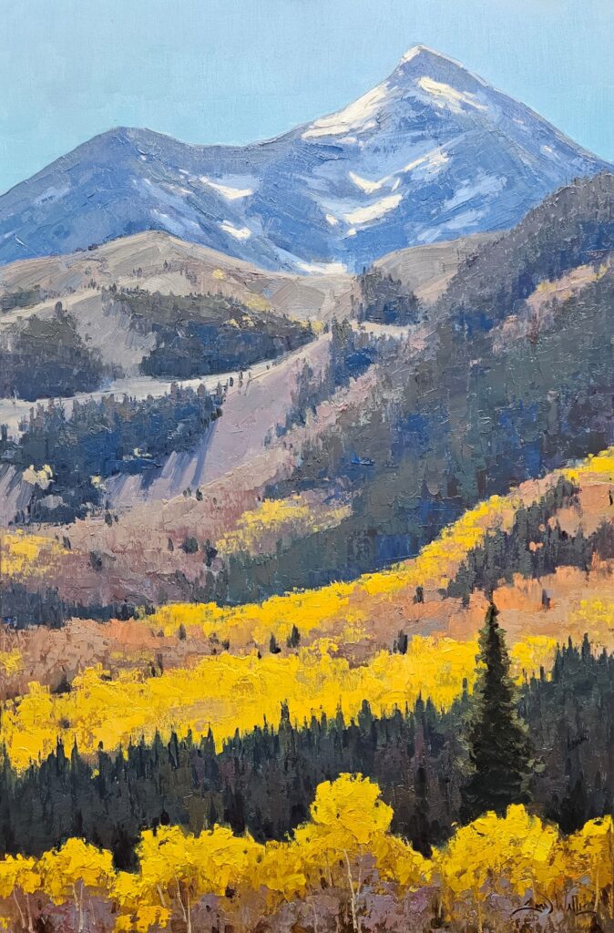 Sean Wallis, Gold Before the Snow art