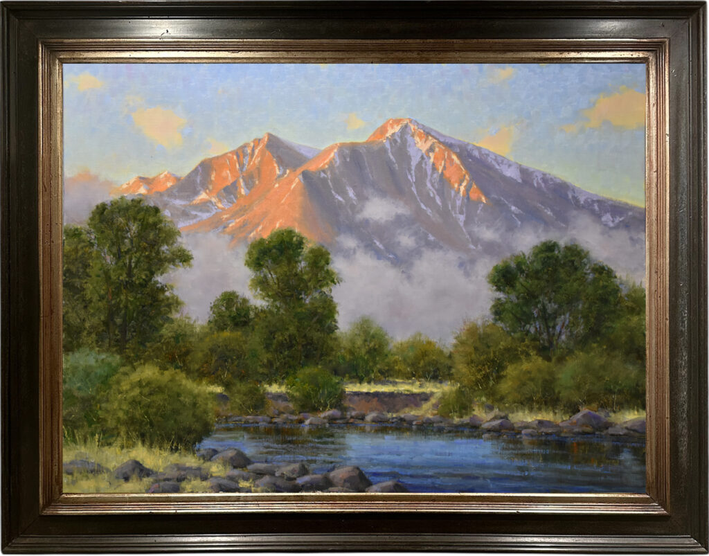 Dan Young, Low Clouds Below Sopris art