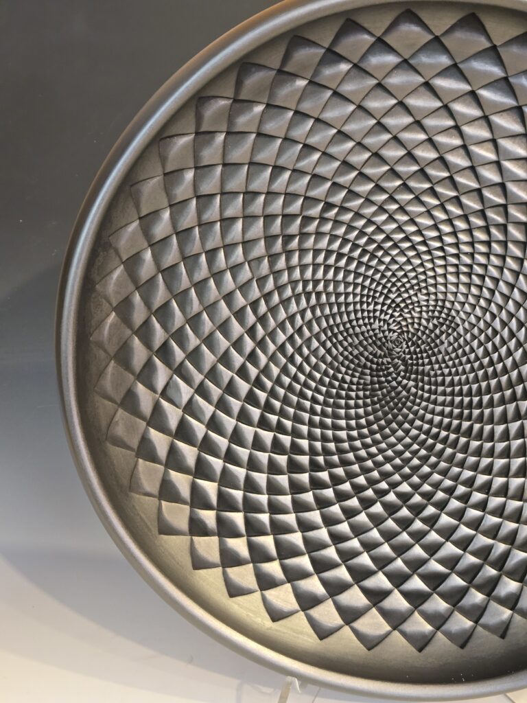 Michael Wisner, Metallic Pinecone Lotus (374) art