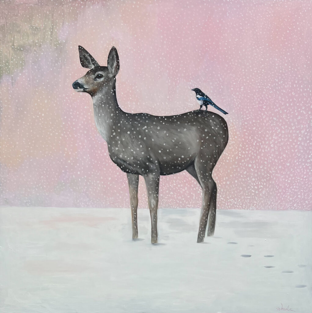 Diana Woods, Snowy Morning art