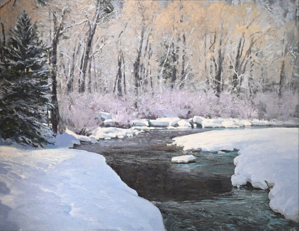 Len Chmiel, The West I know: Introducing Spring, Crystal River, CO art
