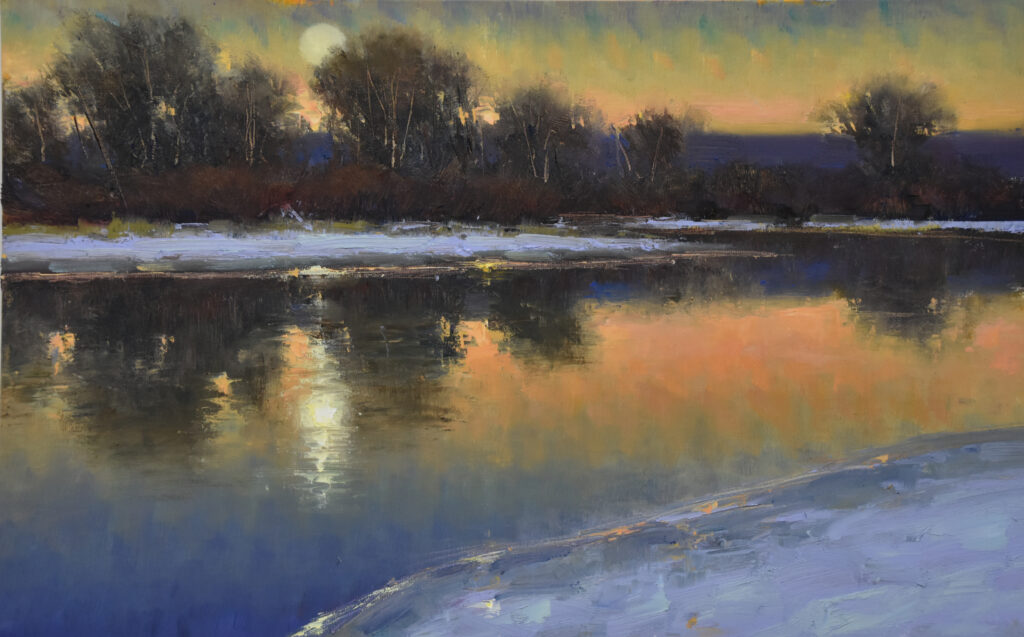 Dan Young, The Winter Moon I art