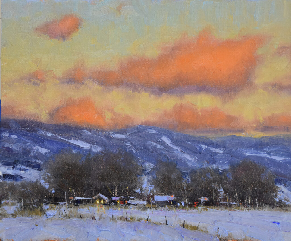 Dan Young, A Late January Evening art