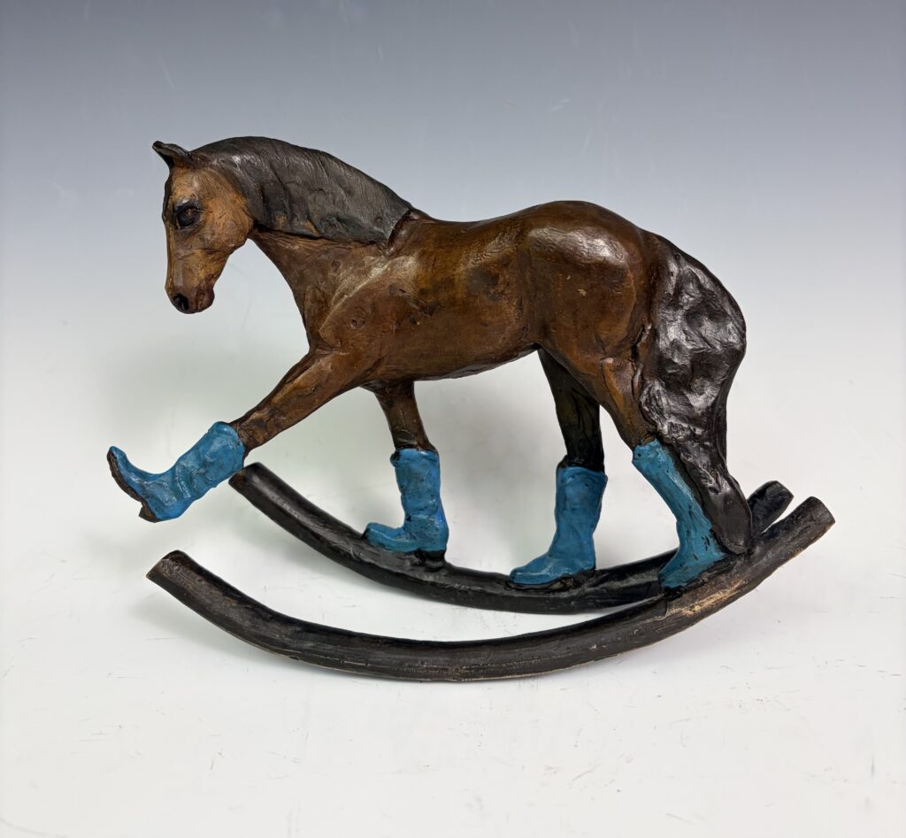 Lisa Gordon, Small Rocken Rodeo Cowgirl art