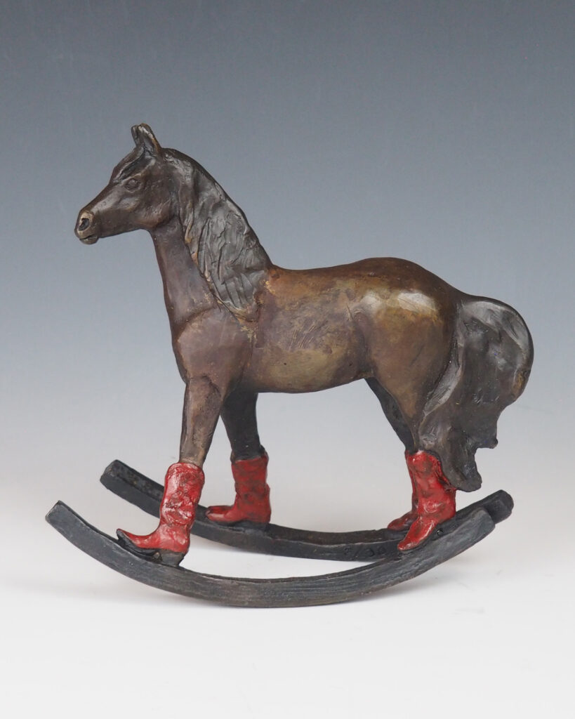 Lisa Gordon, Small Rocken Rodeo Cowgirl art