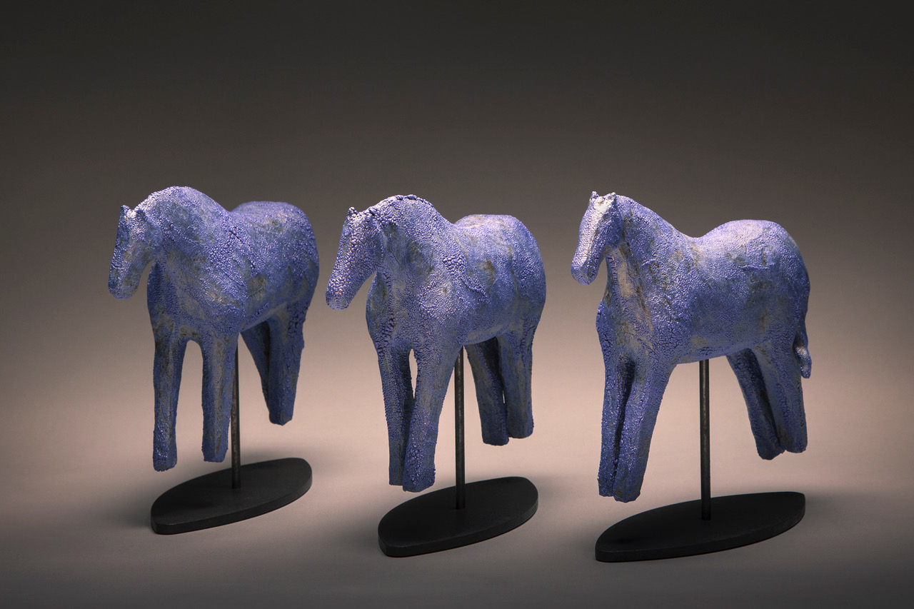 Amy Laugesen - Blue Mud Herd (Set of 3)