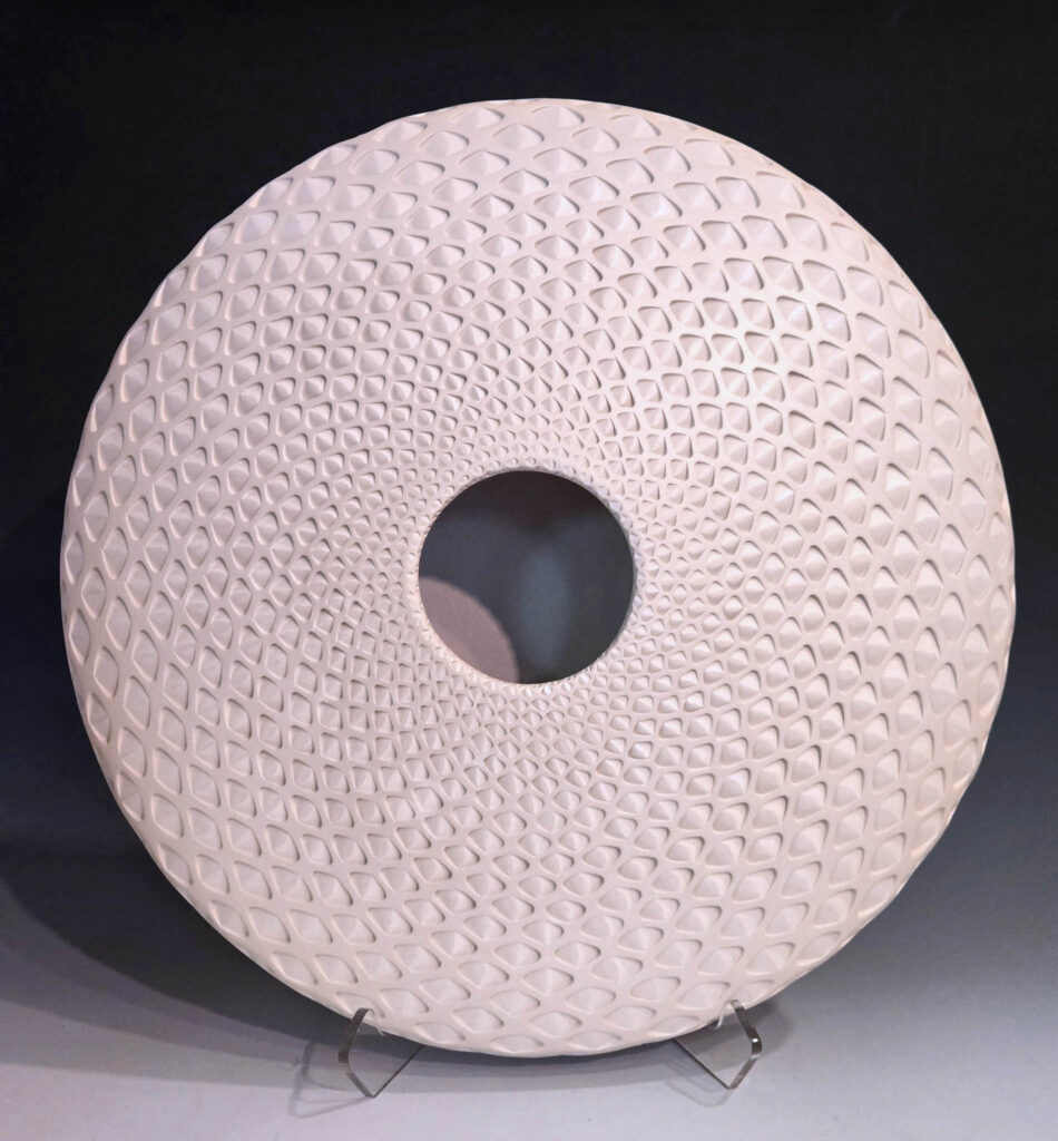 Michael Wisner, White Oval - 4 x 15 (379) art