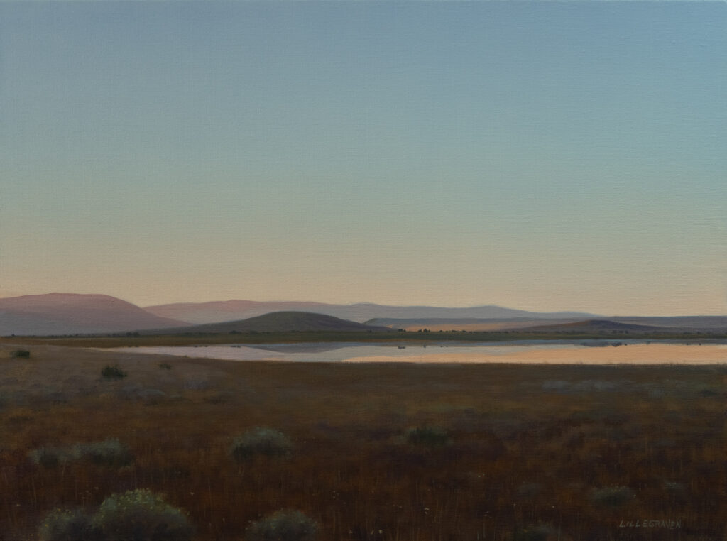 Linda Lillegraven, Twilight Pond art